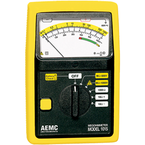 AEMC 1015 / Megohmetro analogo compacto 1KV-1000M
