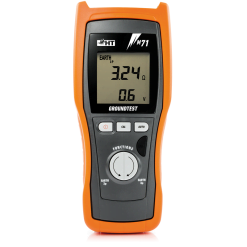 HT INSTRUMENTS M71 / Medidor de resistencia de tierra con método a 2 y 3 hilos voltiamperimétrico