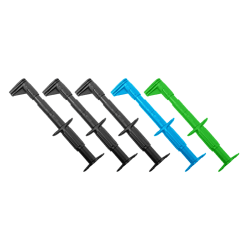 SONEL WASONCGB1KPL / Pinza de prueba plana (agarre- conector banana), juego de 5 Uds.