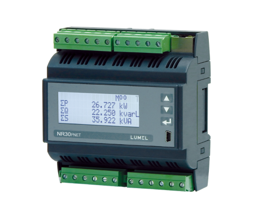 LUMEL NR30PNET / Medidor de red trifásico con BACnet/IP – Control inteligente de calidad energética