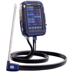 WOHLER A 450 H / Analizador de gases de combustion 10.000 ppm sensor CO (H2 compensado)