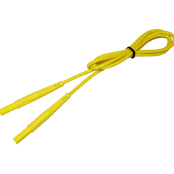 SONEL WAPRZ1X2YEBB / Cable 1,2 mts. amarillo 1 kV (conectores tipo banana)