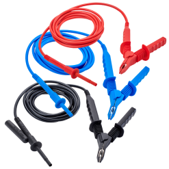 AEMC 2151.32 / Juego de cables de 7.6 mts. 5 kV con clips integrados para modelos 5050, 5060, 5070 y 6505